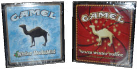 R.J. Reynolds Camel Winter Mocha Mint and Warm Winter Toffee