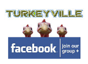 Turkeyville logo for WhyQuit's cold turkey quit smoking group