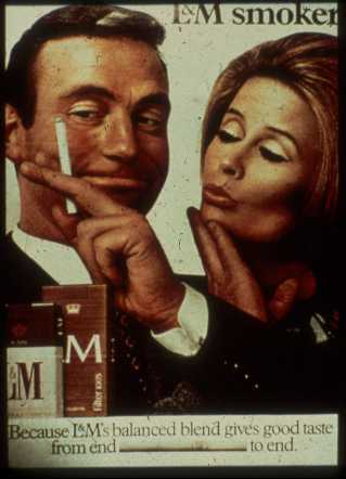 L&M cigarettes advertisement