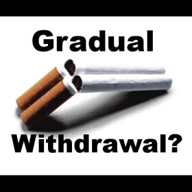 Are you trying to quit smoking by gradual withdrawal, tapering, fading or weaning?