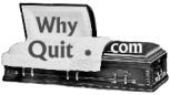 WhyQuit.com's coffin banner