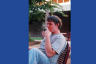 A  Western Carolina University student smoking nicotine on October 4, 2004