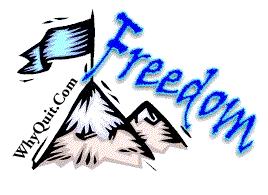 Freedom at WhyQuit.com - A free online quit smoking support group for cold turkey quitters
