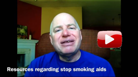 A YouTube video by Joel discussing the nicotine replacement product use when quitting.