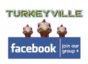 Turkeyville logo for WhyQuit's cold turkey stop smoking support group