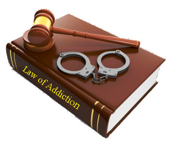 Book entitled 'Law of Addiction'