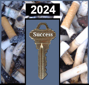 Your key to quitting smoking in 2024, to making your New Year's Resolution come true - tips, guide, free counseling, group support, message board, peers, other smokers, quitters, nicotine, cigarettes, stop, quit
