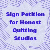 Sign the petition for honest quit smoking studies