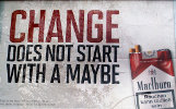 Change does not start with a maybe