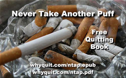 NTAP - Never Take Another Puff - Free quitting book