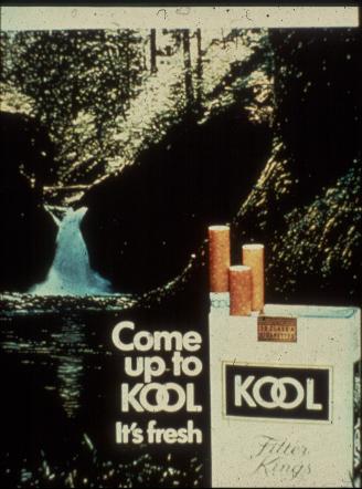 Kool cigarettes advertisement