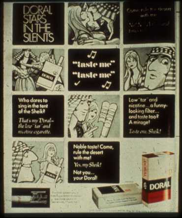 Doral cigarette advertisement