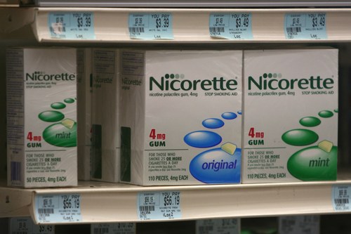 why does nicotine gum cause hair loss