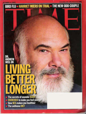 A scan of the cover of the October 17, 2005 issue of TIME magazine entitled Living Better Longer