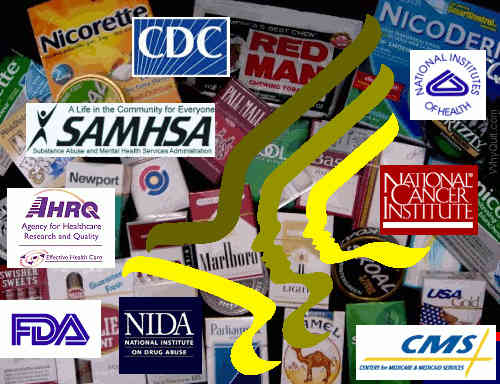 Health and Human Services agencies involved in tobacco control