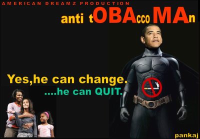 Obama Anti-Tobacco Man - click for a high resolution poster image
