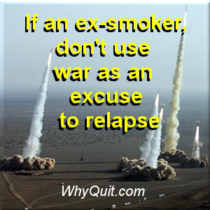 Iran, war, stress, smoking, relapsekey