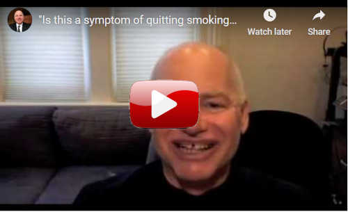 Joel Spitzer's 'Is this a symptom of quitting smoking' YouTube video.