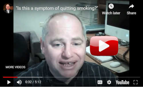 Joel Spitzer's 'Is this a symptom of quitting smoking' YouTube video.